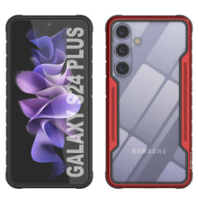 Load image into Gallery viewer, Coque Punkcase S24+ Plus Armor Stealth Coque de Protection Multicouche de Grade Militaire [Rouge]
