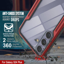 Load image into Gallery viewer, Coque Punkcase S24+ Plus Armor Stealth Coque de Protection Multicouche de Grade Militaire [Rouge]
