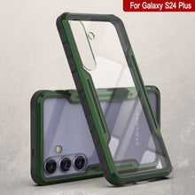 Load image into Gallery viewer, Coque de protection Punkcase S24+ Plus Armor Stealth de qualité militaire, à plusieurs couches [Vert foncé]
