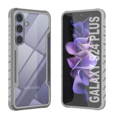 Load image into Gallery viewer, Punkcase S24+ Plus Coque de Protection Armure Stealth de qualité militaire avec couverture multicouche [Gris]

