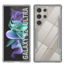Load image into Gallery viewer, Etui de protection Punkcase S24 Ultra Armor Stealth, avec revêtement multicouche de qualité militaire [Gris]
