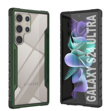 Load image into Gallery viewer, Punkcase S24 Ultra Armor Stealth Case Coque de Protection de Grade Militaire avec Couverture Multicouche [Vert Foncé]
