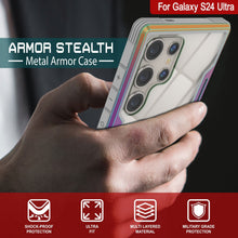 Load image into Gallery viewer, Punkcase S24 Ultra Armor Stealth Coque Protectrice de Niveau Militaire à Couches Multiples [Rainbow]
