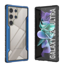 Load image into Gallery viewer, Coque de protection Punkcase S24 Ultra Armor Stealth, de qualité militaire, avec revêtement multicouche [bleu marine].
