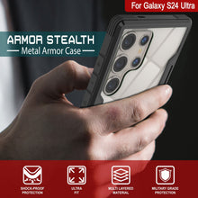 Load image into Gallery viewer, Punkcase S24 Coque Stealth Ultra Armor Coque de protection militaire à plusieurs couches [Noir]
