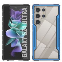 Load image into Gallery viewer, Coque de protection Punkcase S24 Ultra Armor Stealth, de qualité militaire, avec revêtement multicouche [bleu marine].
