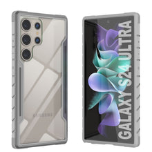 Load image into Gallery viewer, Etui de protection Punkcase S24 Ultra Armor Stealth, avec revêtement multicouche de qualité militaire [Gris]
