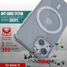 Charger l&#39;image dans la galerie, Étui de chargement sans fil magnétique Punkcase iPhone 15 [Série ClearMag]
