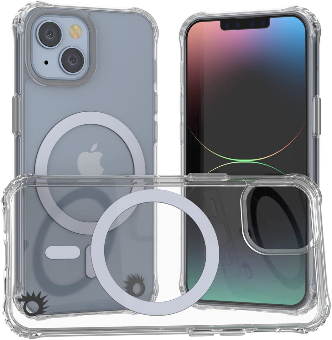 Étui de chargement sans fil magnétique pour iPhone 15 Plus de la marque Punkcase [Série ClearMag]