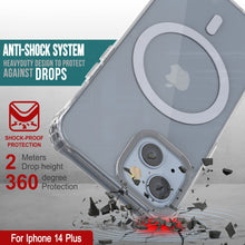 Charger l&#39;image dans la galerie, Étui de chargement sans fil magnétique pour iPhone 15 Plus de la marque Punkcase [Série ClearMag]
