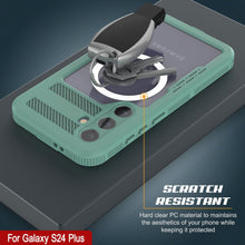 Charger l&#39;image dans la galerie, Coque étanche Galaxy S24+ Plus [Série Alpine 2.0] [Slim Fit] [Certifiée IP68] [Antichoc] [Bleu-vert]
