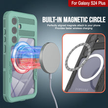 Charger l&#39;image dans la galerie, Coque étanche Galaxy S24+ Plus [Série Alpine 2.0] [Slim Fit] [Certifiée IP68] [Antichoc] [Bleu-vert]
