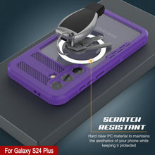 Charger l&#39;image dans la galerie, Coque étanche Galaxy S24+ Plus [Série Alpine 2.0] [Ajustement Mince] [Certifié IP68] [Antichoc] [Violet]
