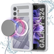 Load image into Gallery viewer, Étui étanche pour Galaxy S24 [Série Alpine 2.0] [Ajustement mince] [Certifié IP68] [Antichoc] [Blanc]
