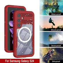 Load image into Gallery viewer, Étui étanche Galaxy S24 Ultra [Série Alpine 2.0] [Ajustement Slim] [Certifié IP68] [Antichoc] [Rouge]
