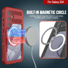 Load image into Gallery viewer, Coque étanche Galaxy S24 [série Alpine 2.0] [ajustement mince] [certifiée IP68] [antichoc] [rouge]
