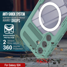 Load image into Gallery viewer, Étui étanche pour Galaxy S24 Ultra [Série Alpine 2.0] [Ajustement mince] [Certifié IP68] [Antichoc] [Turquoise]
