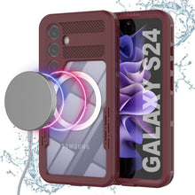 Charger l'image dans la galerie, Coque étanche pour Galaxy S24 [Série Alpine 2.0] [Ajustement fin] [Certifiée IP68] [Antichoc] [Rose]
