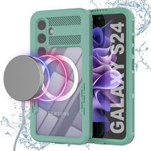 Load image into Gallery viewer, Coque étanche pour Galaxy S24 [Série Alpine 2.0] [Ajustement fin] [Certifiée IP68] [Antichoc] [Turquoise]
