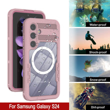 Load image into Gallery viewer, Étui étanche Galaxy S24 [série Alpine 2.0] [ajustement fin] [certifié IP68] [antichoc] [rose]
