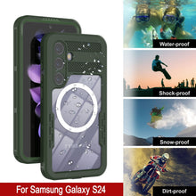 Load image into Gallery viewer, Étui étanche pour Galaxy S24 Ultra [série Alpine 2.0] [Ajustement fin] [Certifié IP68] [Antichoc] [Vert clair]
