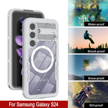 Load image into Gallery viewer, Étui étanche pour Galaxy S24 Ultra [Série Alpine 2.0] [Ajustement mince] [Certifié IP68] [Antichoc] [Blanc]
