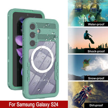 Load image into Gallery viewer, Coque étanche pour Galaxy S24 [Série Alpine 2.0] [Ajustement fin] [Certifiée IP68] [Antichoc] [Turquoise]
