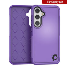 Load image into Gallery viewer, Étui PunkCase Galaxy S24, Série Spartan 2.0, Couverture Claire Robuste et Résistante [Violet]
