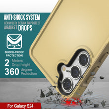 Charger l&#39;image dans la galerie, Coque PunkCase Galaxy S24, Série Spartan 2.0, Transparente, Robuste et Résistante [Jaune]
