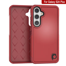 Charger l&#39;image dans la galerie, Coque PunkCase pour Galaxy S24+ Plus, Série Spartan 2.0, Couverture Robuste Transparente [Rouge]

