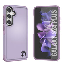 Charger l&#39;image dans la galerie, Coque PunkCase pour Galaxy S24+ Plus, Série [Spartan 2.0], Couverture Robuste Transparente et Résistante [Lilas]
