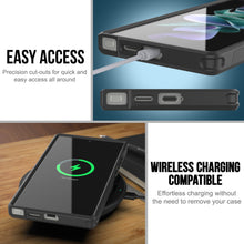 Charger l&#39;image dans la galerie, Étui PunkCase pour Galaxy S24 Ultra, Série Spartan 2.0, Coque Robuste Transparente [Vert Foncé]
