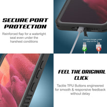Charger l&#39;image dans la galerie, Coque de protection pour écran Galaxy S23 FE étanche/résistance aux chocs et à la neige [série extrême] [bleu sarcelle]
