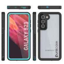 Charger l&#39;image dans la galerie, Coque de protection pour écran Galaxy S23 FE étanche/résistance aux chocs et à la neige [série extrême] [bleu sarcelle]
