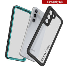 Charger l&#39;image dans la galerie, Coque de protection pour écran Galaxy S23 FE étanche/résistance aux chocs et à la neige [série extrême] [bleu sarcelle]
