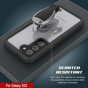 Coque de protection pour écran Galaxy S23 FE étanche/résistance aux chocs et à la neige [série extrême] [bleu sarcelle]