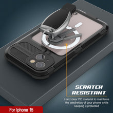 Load image into Gallery viewer, iPhone 15 Série Métal Extrême 2.0 Coque en Aluminium Étanche IP68 avec Protection d&#39;écran intégrée [Noir]
