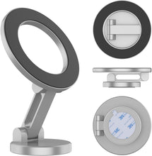 Load image into Gallery viewer, PunkCase MagnoGrip 360 | Support de téléphone pour voiture en alliage d'aluminium puissant [argent]
