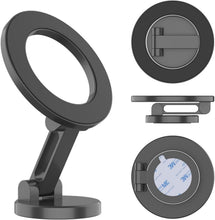 Load image into Gallery viewer, PunkCase MagnoGrip 360 | Puissant Support Téléphonique pour Voiture en Alliage d'Aluminium [Noir]
