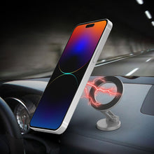 Load image into Gallery viewer, PunkCase MagnoGrip 360 | Support de téléphone pour voiture en alliage d'aluminium puissant [argent]
