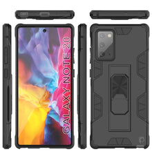 Charger l&#39;image dans la galerie, Coque Punkcase Note 20 [Série ArmorShield] Coque de protection à double couche style militaire, noir.
