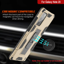 Charger l&#39;image dans la galerie, Étui Punkcase Note 20 [Série ArmorShield] Coque de protection militaire à double couche, couleur or.
