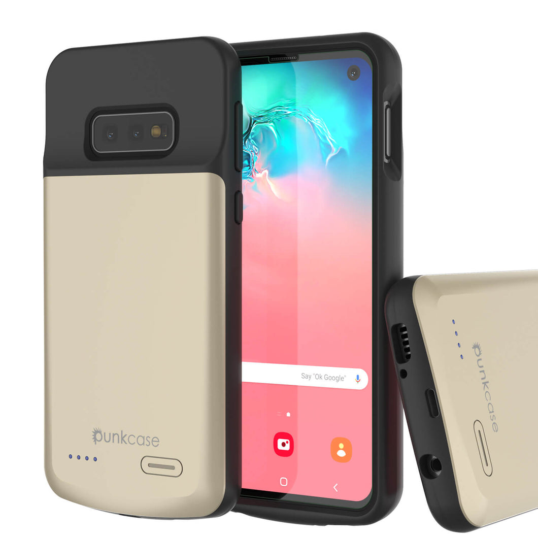 Coque de batterie PunkJuice S10e Gold - Banque d'alimentation à charge rapide avec 4700mAh