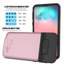 Load image into Gallery viewer, Coque de batterie PunkJuice S10e Rose - Batterie de recharge rapide Power Juice Bank avec 4700mAh
