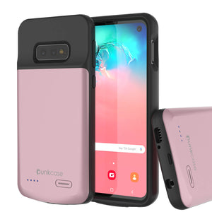 Coque de batterie PunkJuice S10e Rose - Batterie de recharge rapide Power Juice Bank avec 4700mAh