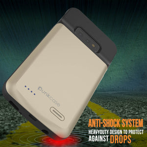 Coque de batterie PunkJuice S10e Gold - Banque d'alimentation à charge rapide avec 4700mAh