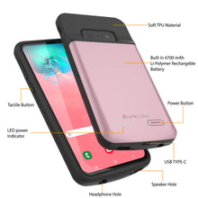 Load image into Gallery viewer, Coque de batterie PunkJuice S10e Rose - Batterie de recharge rapide Power Juice Bank avec 4700mAh
